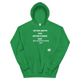 NEVER Unisex Hoodie