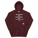 NEVER Unisex Hoodie