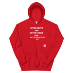NEVER Unisex Hoodie